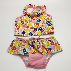 Hanna Andersson Floral Two Piece Swimsuit 👙 ☀️